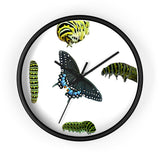 Black Swallowtail Wall Clock