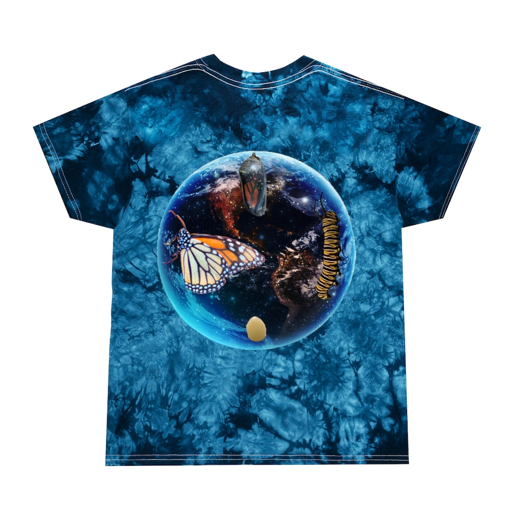 Liquid Blue Crystal Top Tie-Dye T-Shirt - S