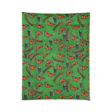 Monarch Caterpillar, Chrysalis, and Butterfly Comforter
