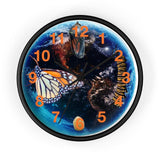 Beautiful Monarch Butterfly Life Cycle Wall clock - Inspired Passion Productions