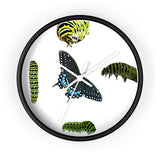 Black Swallowtail Wall Clock
