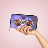Monarch Butterfly Valentine Zipper Wallet