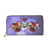 Monarch Butterfly Valentine Zipper Wallet