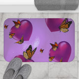 Monarch Valentine Bath Mat