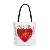 Butterfly Valentine Tote Bag