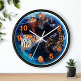 Beautiful Monarch Butterfly Life Cycle Wall clock - Inspired Passion Productions