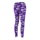 Purple Paw Scratch Navy Women's Casual Leggings FREE SHIPPING
