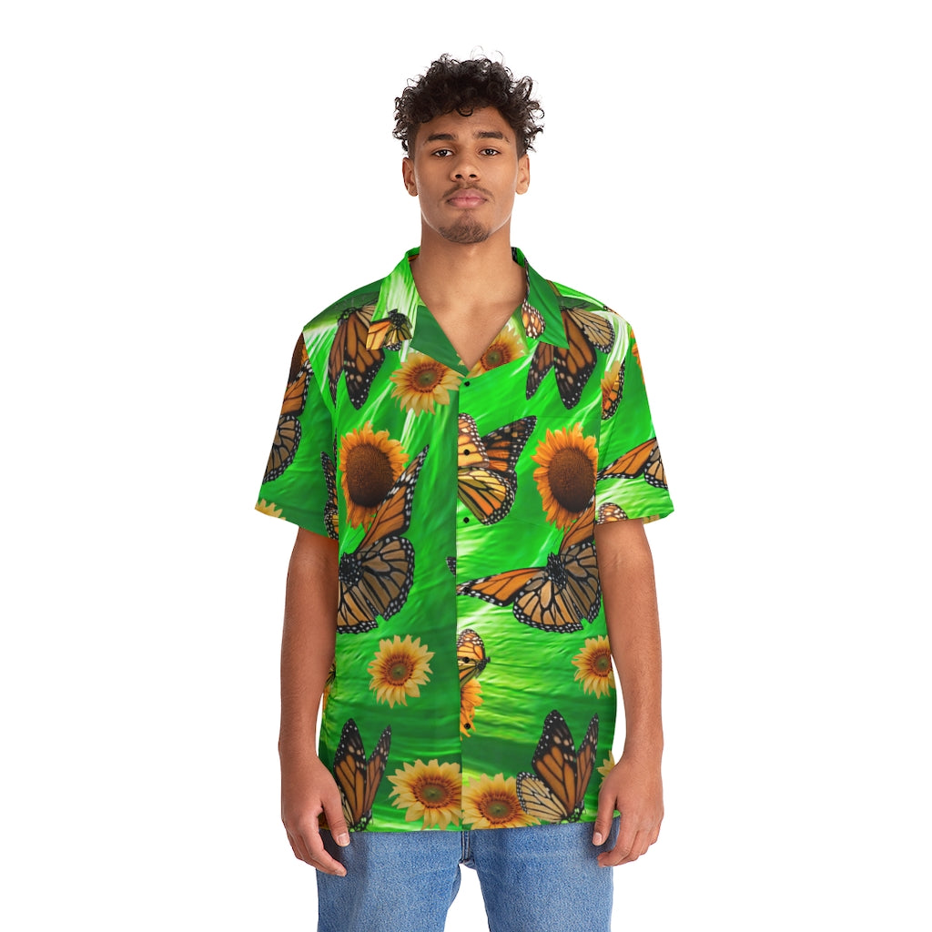 Green Men's Hawaiian Aloha Shirt – Aphineal