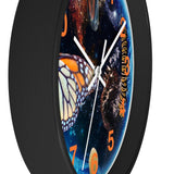 Beautiful Monarch Butterfly Life Cycle Wall clock - Inspired Passion Productions