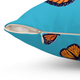 Monarch Butterfly Spun Polyester Square Pillow