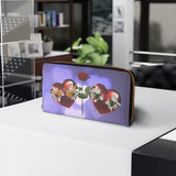 Monarch Butterfly Valentine Zipper Wallet