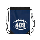 409 Football (Navy) Drawstring Bag FREE SHIPPING
