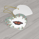 Queen Butterfly Ceramic Ornament