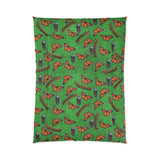 Monarch Caterpillar, Chrysalis, and Butterfly Comforter