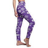 Purple Paw Scratch Navy Women's Casual Leggings FREE SHIPPING