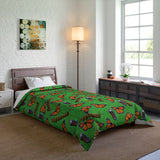 Monarch Caterpillar, Chrysalis, and Butterfly Comforter