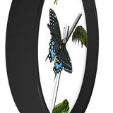 Black Swallowtail Wall Clock