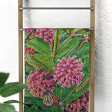 Monarchs and Milkweed Standard Beach Towel, 30x60