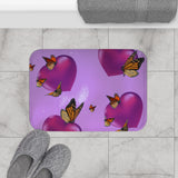 Monarch Valentine Bath Mat
