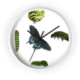 Black Swallowtail Wall Clock