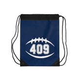 409 Football (Navy) Drawstring Bag FREE SHIPPING