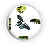 Black Swallowtail Wall Clock