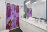 Monarch Valentine Shower Curtains