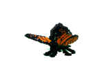 Monarch Butterfly Mini Morph Micro-Block Brick Model, Designed and Packaged in USA