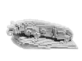 Lion Statue MICRO-Morph Micro-Block Brick Model, Designed and Packaged in USA