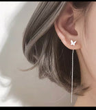 Little Bird Drop Long Hanging Earrings
