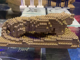 Lion Statue MICRO-Morph Micro-Block Brick Model, Designed and Packaged in USA