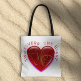 Butterfly Valentine Tote Bag