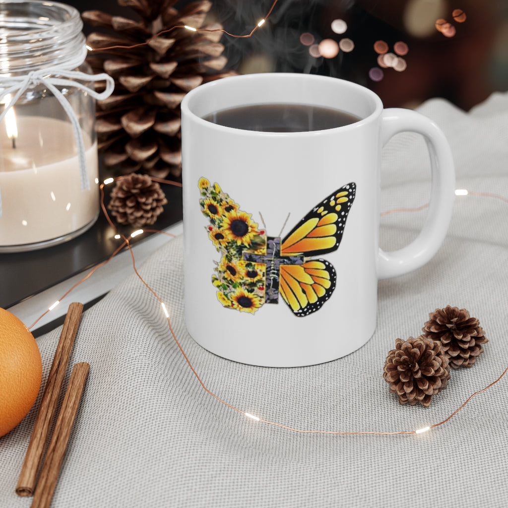 Pretty Butterfly Pattern Travel Mug – Amy's Coffee Mugs