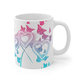 Butterflies and Hearts Mugs