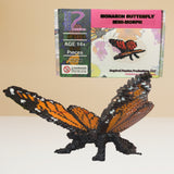 Monarch Butterfly Micro-Block Brick Model, Designed and Packaged in USA