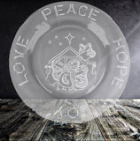 Etched Plate or Coaster Set art by Risa Kobayashi