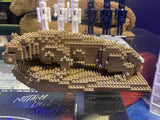Lion Statue MICRO-Morph Micro-Block Brick Model, Designed and Packaged in USA