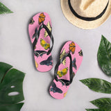 Flip-Flops butterflies, swallowtail, monarch, cloudless silver, common buckeye - Inspired Passion Productions