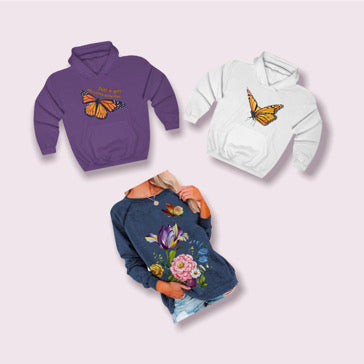 Butterfly Hoodies and Sweatshirts