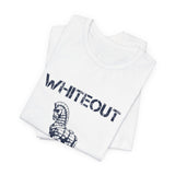 Whiteout Trojan Horse Tee — “No Gift Horse” Graphic Shirt (10.10.26)