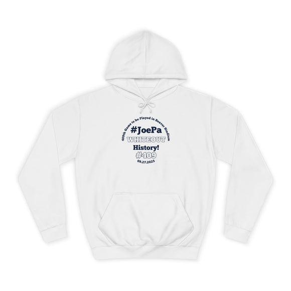 409 Celebration Unisex College Hoodie - #JoePa History Gear, College Spirit Wear, Grad Gifts, College Sweatshirt, Comfortable Hoodie
