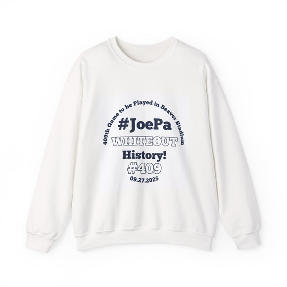 409 Celebration Whiteout Crewneck Sweatshirt, Cozy Athletic Apparel, Game Day Gear, Unisex Sweatshirt for Sports Fans, College Spirit Wear