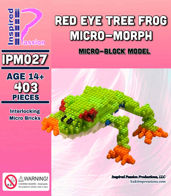 Red Eye Frog Micro Morph Micro-Block model