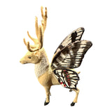 Santa Sleigh and Butterfly Reindeer Display