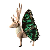 Santa Sleigh and Butterfly Reindeer Display