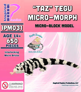 Taz The Tegu Micro Morph Micro-Block model