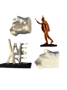 4 Piece 3D Printed Christmas Ornament Set