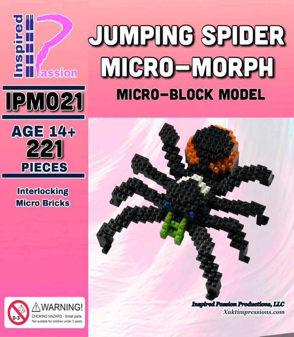 Jumping Spider Micro Morph Micro-Block model
