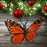 Monarch Butterfly Life Cycle Christmas Ornamemts 3D Printed