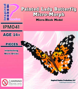 Painted Lady Butterfly Micro Morph Micro-Block model